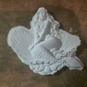 Mermaid Plaster Piece For DIY Painting Arts & Crafts